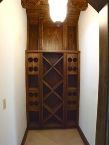 Secret Door-Closed_Wine Cabinet_Central Florida Custom Carpentry